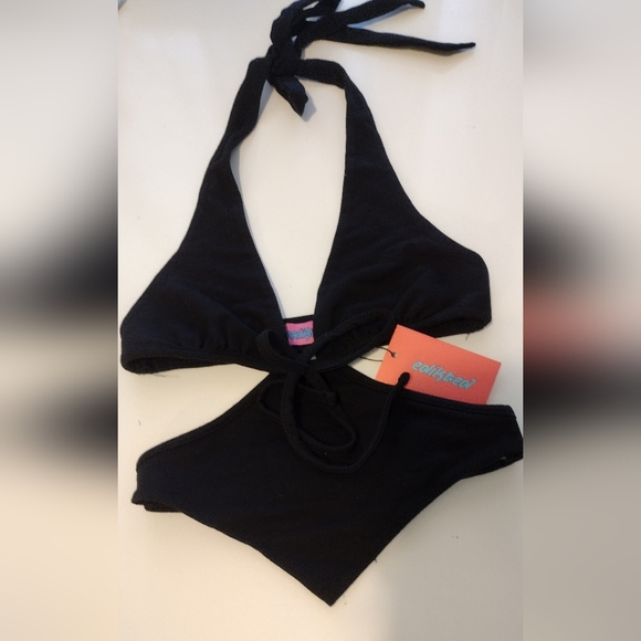 🍉3/$20 Edikted Black Halter Top - Picture 2 of 8